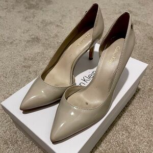 Calvin Klein Women's Cream Heels
